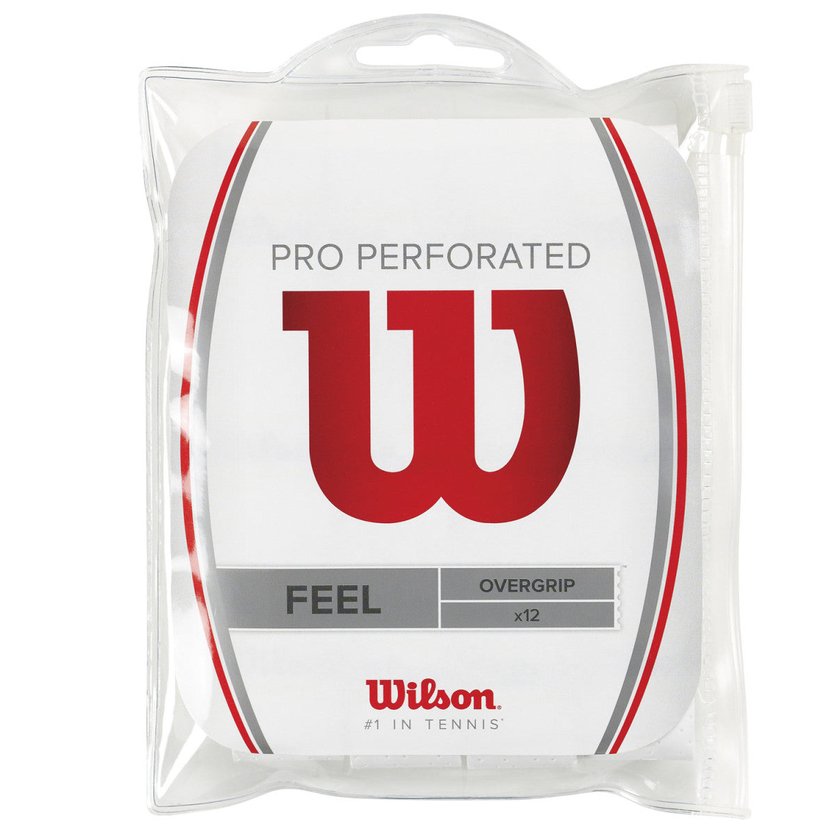 OVERGRIPS WILSON PRO PERFORATED OVERGRIP BIANCO X 12