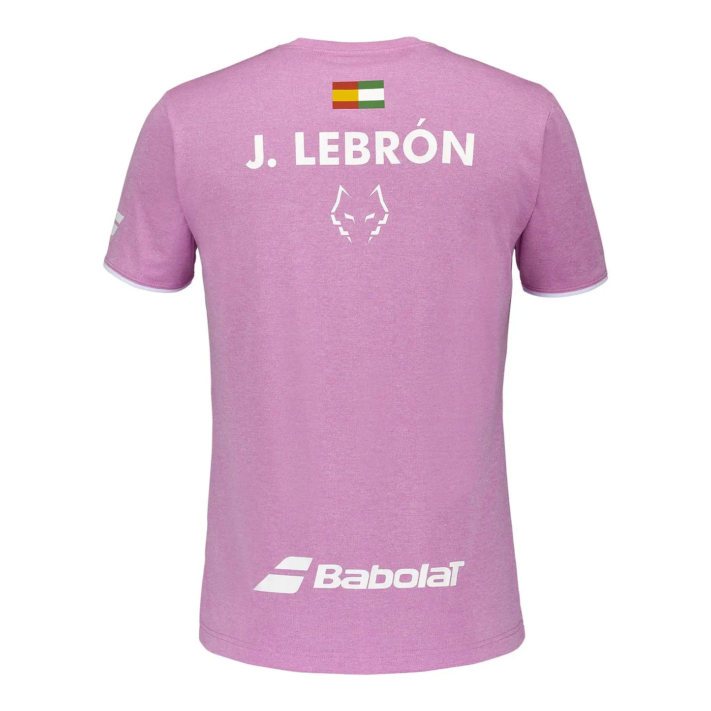 T-SHIRT BABOLAT JUAN LEBRÓN (fucsia)