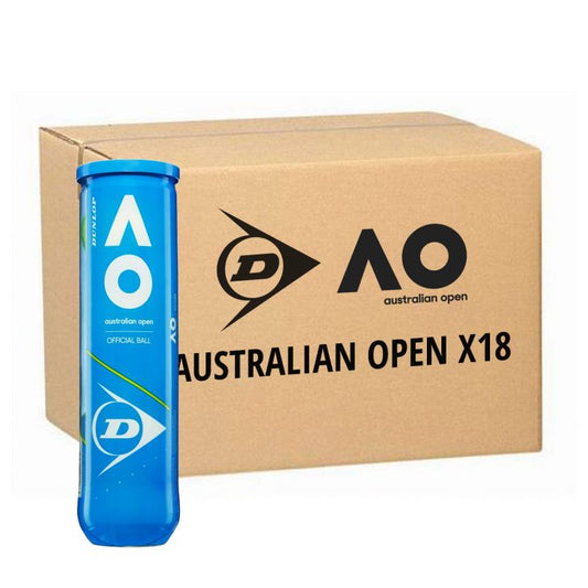 DUNLOP AO OPEN (CARTONE DA 18 TUBI/4 PALLINE)