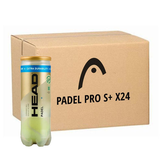 CARTONE 24 TUBI DA 3 PALLINE HEAD PADEL PRO S+